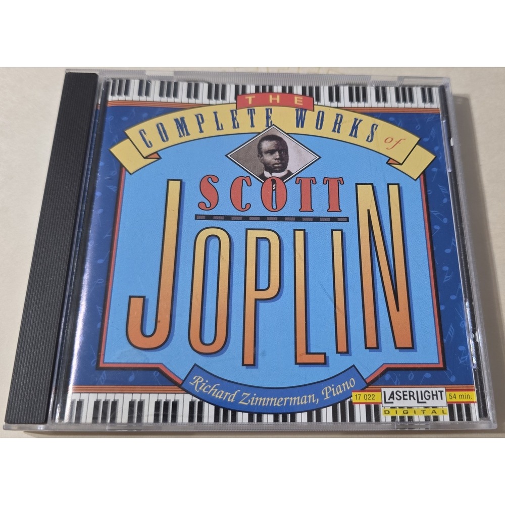 Complete Works of‎ Scott Joplin CD Richard Zimmerman Piano LaserLight Music